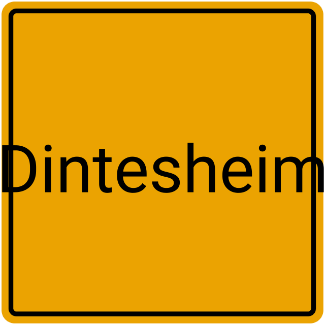 Meldebestätigung Dintesheim