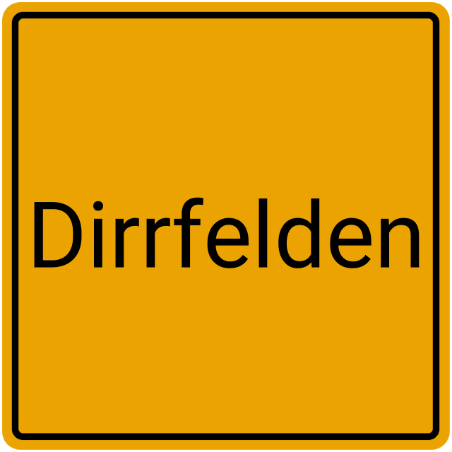 Meldebestätigung Dirrfelden