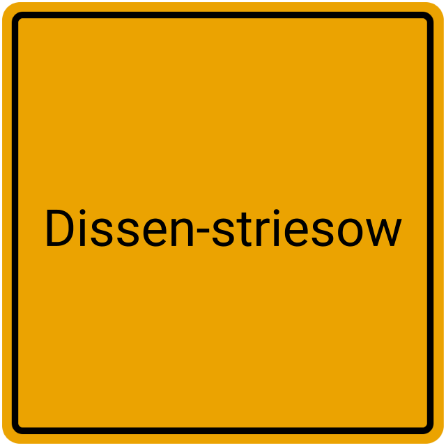 Meldebestätigung Dissen-Striesow