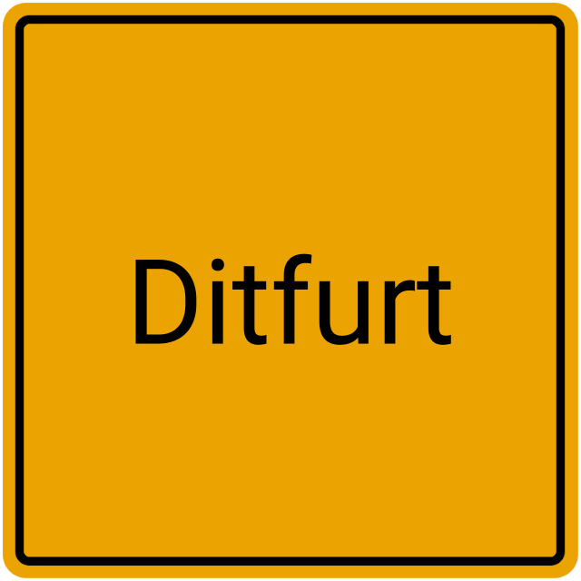 Meldebestätigung Ditfurt