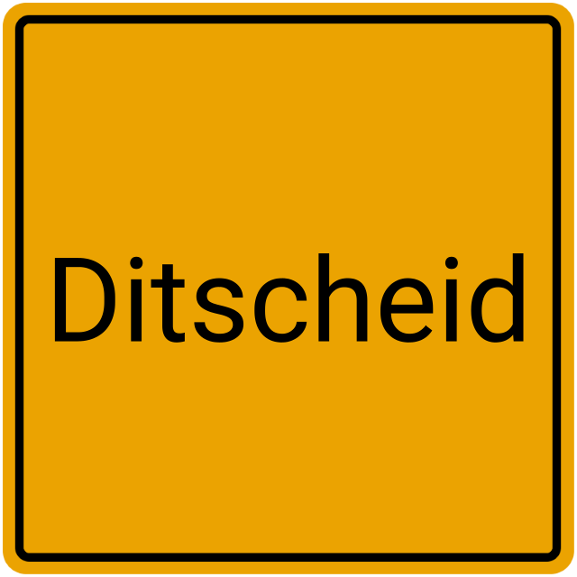 Meldebestätigung Ditscheid