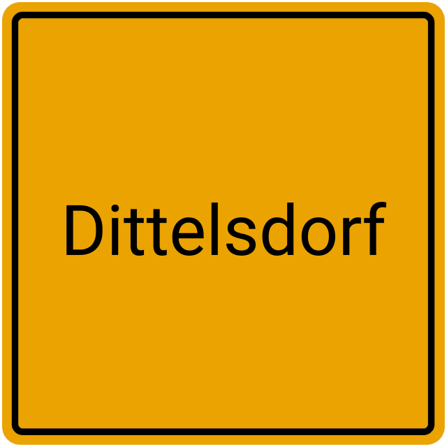 Meldebestätigung Dittelsdorf