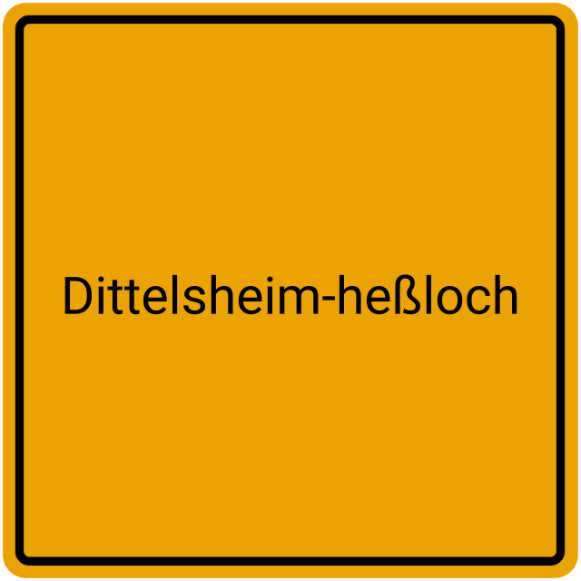 Meldebestätigung Dittelsheim-Heßloch