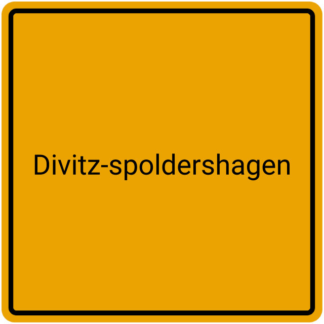 Meldebestätigung Divitz-Spoldershagen