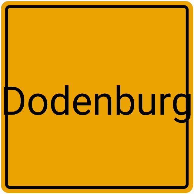 Meldebestätigung Dodenburg
