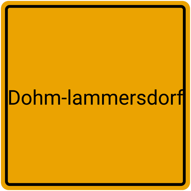 Meldebestätigung Dohm-Lammersdorf