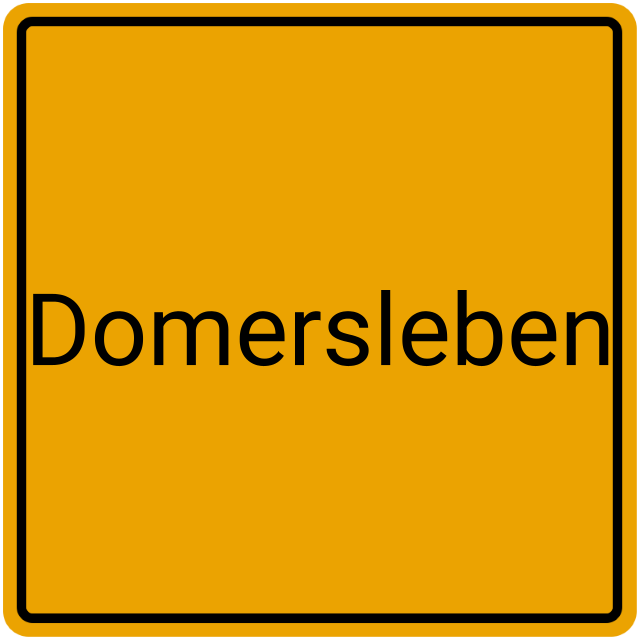 Meldebestätigung Domersleben