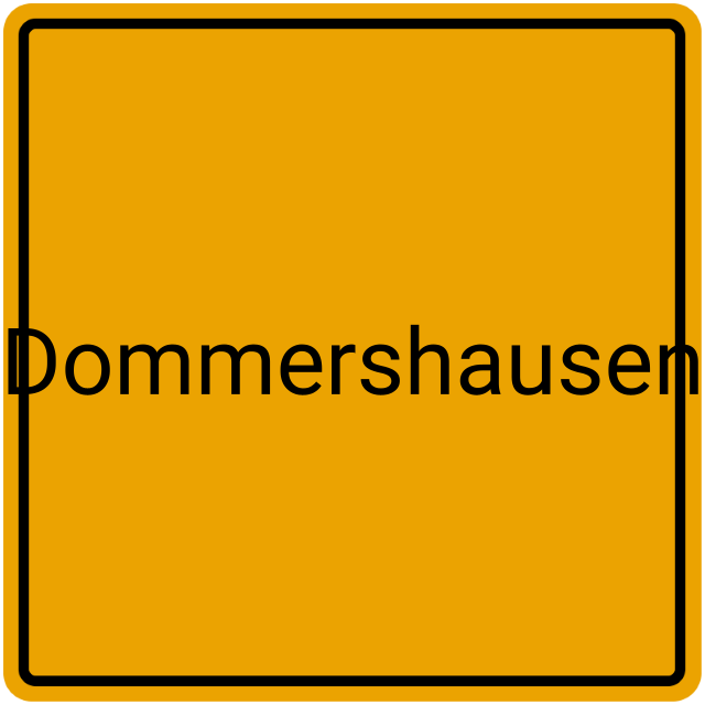 Meldebestätigung Dommershausen