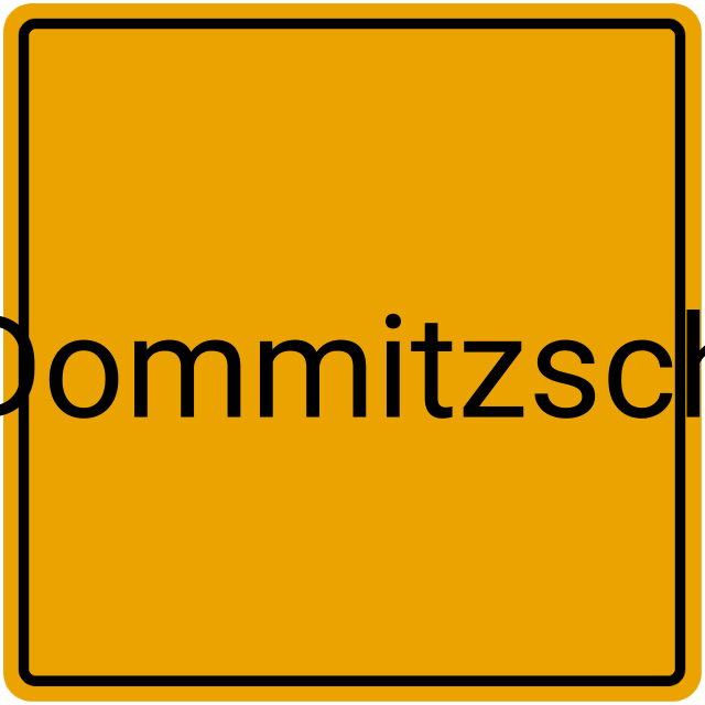 Meldebestätigung Dommitzsch