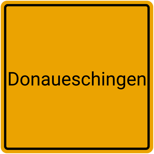 Meldebestätigung Donaueschingen