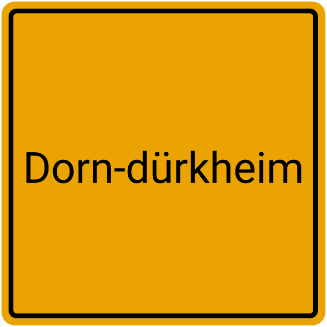 Meldebestätigung Dorn-Dürkheim