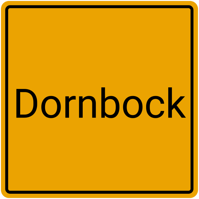 Meldebestätigung Dornbock