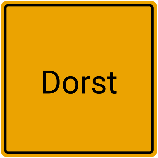 Meldebestätigung Dorst