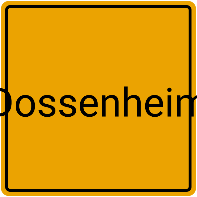 Meldebestätigung Dossenheim