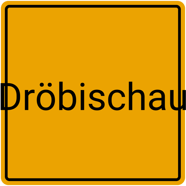 Meldebestätigung Dröbischau