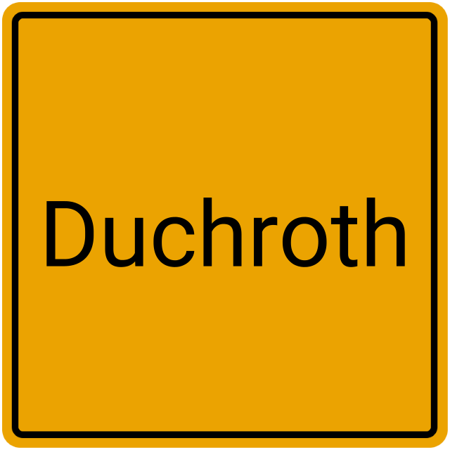 Meldebestätigung Duchroth