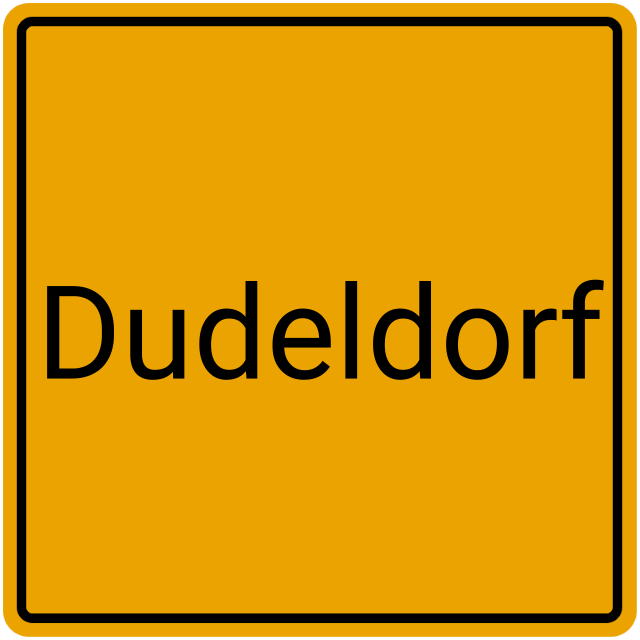 Meldebestätigung Dudeldorf