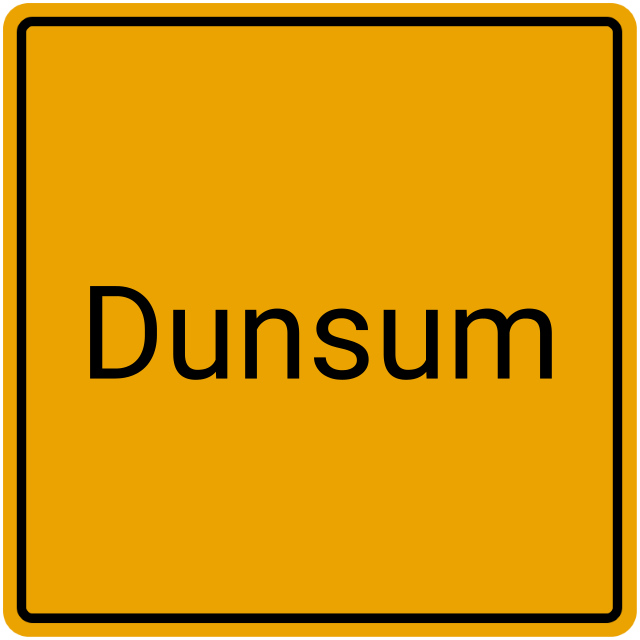 Meldebestätigung Dunsum