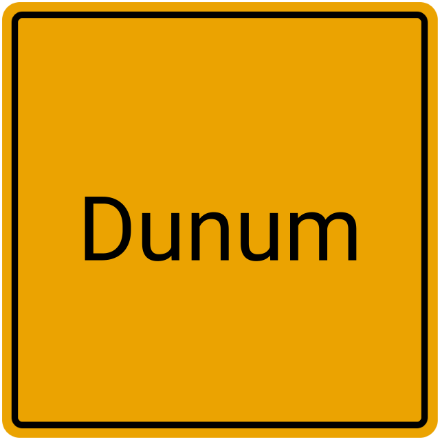 Meldebestätigung Dunum