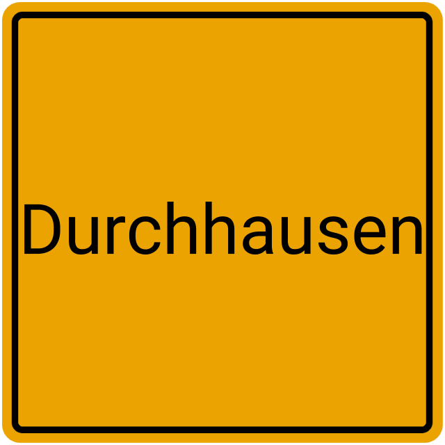 Meldebestätigung Durchhausen