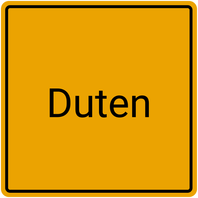 Meldebestätigung Duten