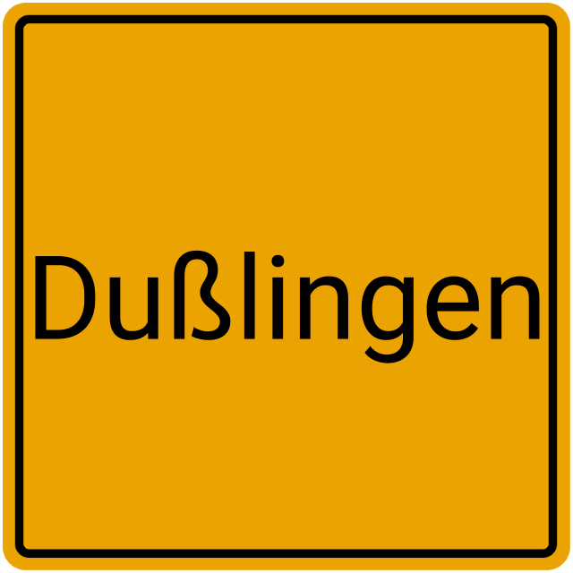 Meldebestätigung Dußlingen