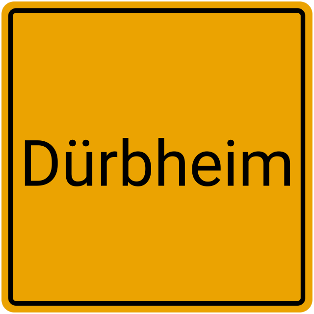 Meldebestätigung Dürbheim