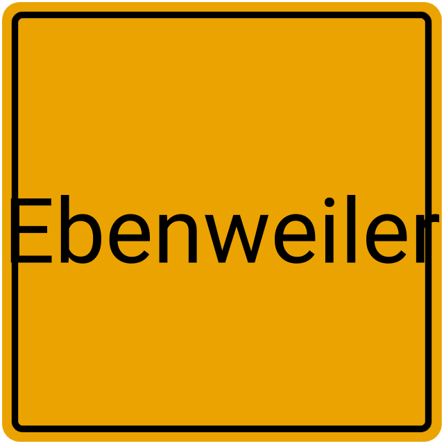 Meldebestätigung Ebenweiler