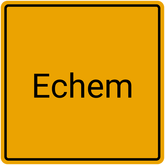 Meldebestätigung Echem