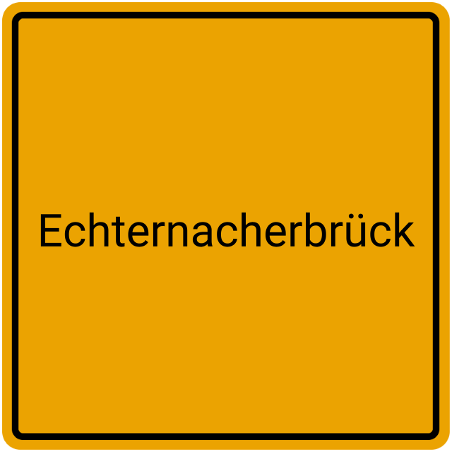 Meldebestätigung Echternacherbrück