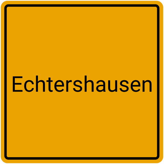 Meldebestätigung Echtershausen