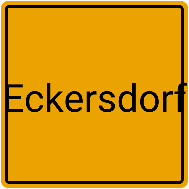 Meldebestätigung Eckersdorf