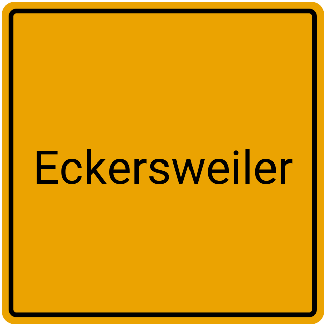 Meldebestätigung Eckersweiler