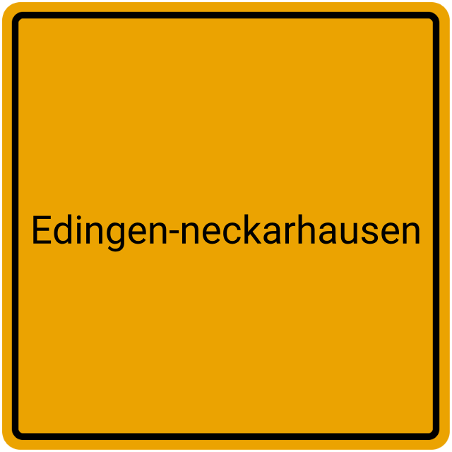 Meldebestätigung Edingen-Neckarhausen