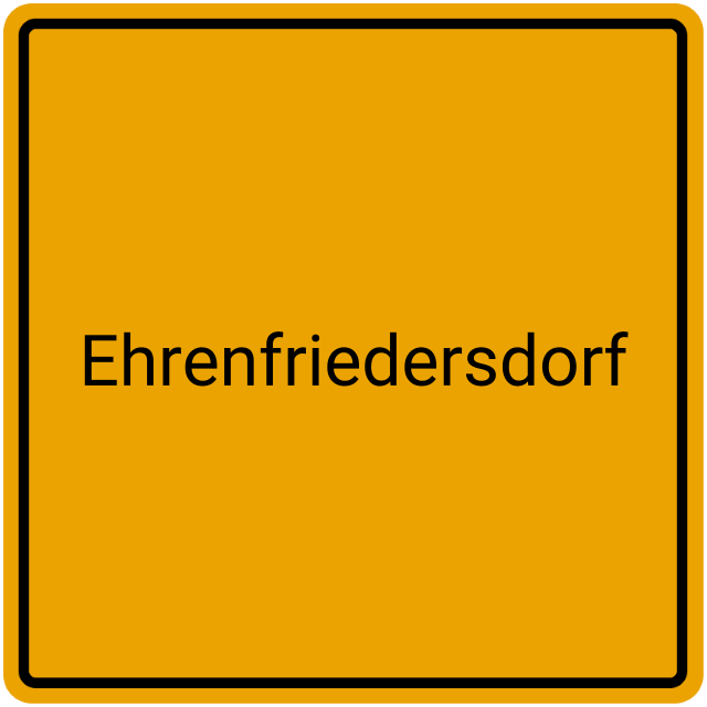 Meldebestätigung Ehrenfriedersdorf