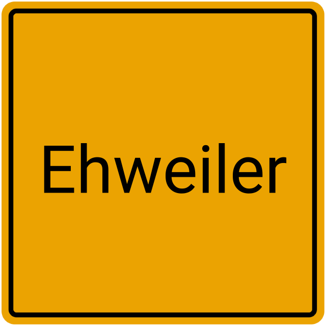 Meldebestätigung Ehweiler