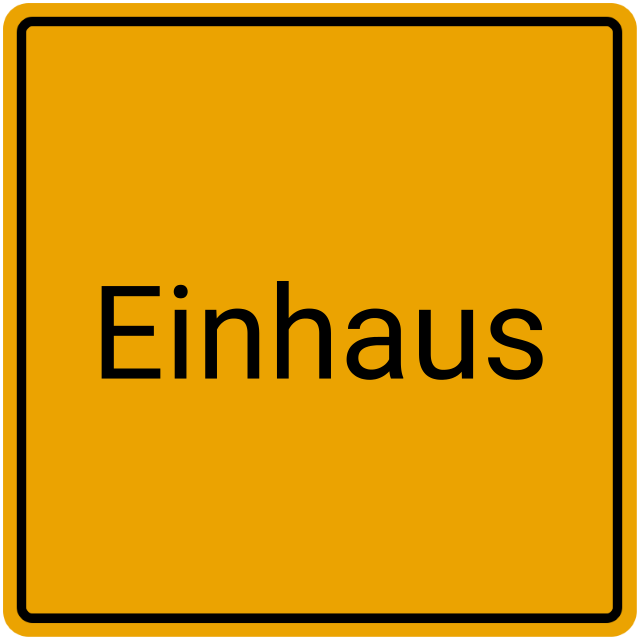 Meldebestätigung Einhaus