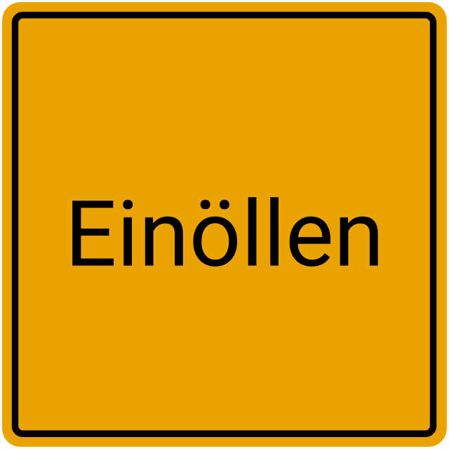 Meldebestätigung Einöllen