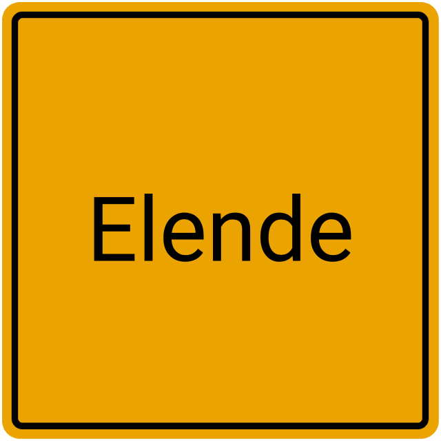 Meldebestätigung Elende