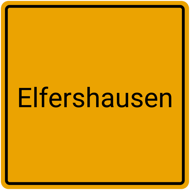 Meldebestätigung Elfershausen