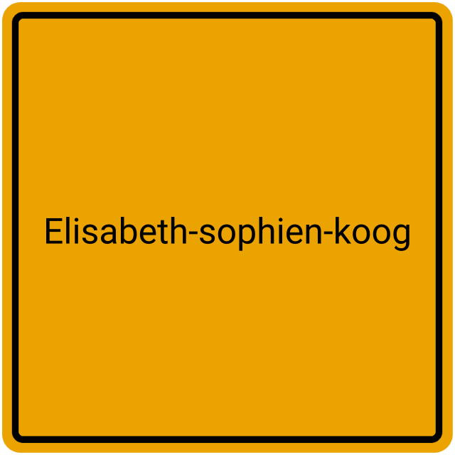 Meldebestätigung Elisabeth-Sophien-Koog