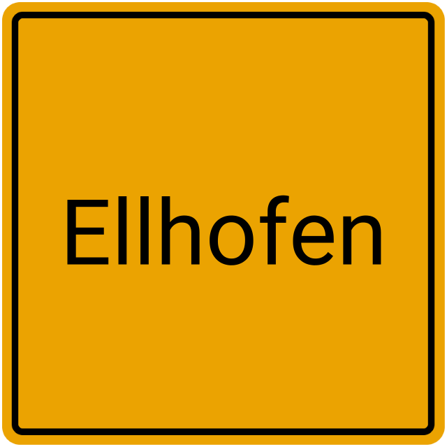 Meldebestätigung Ellhofen