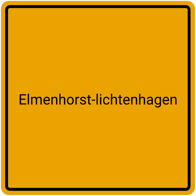 Meldebestätigung Elmenhorst-Lichtenhagen