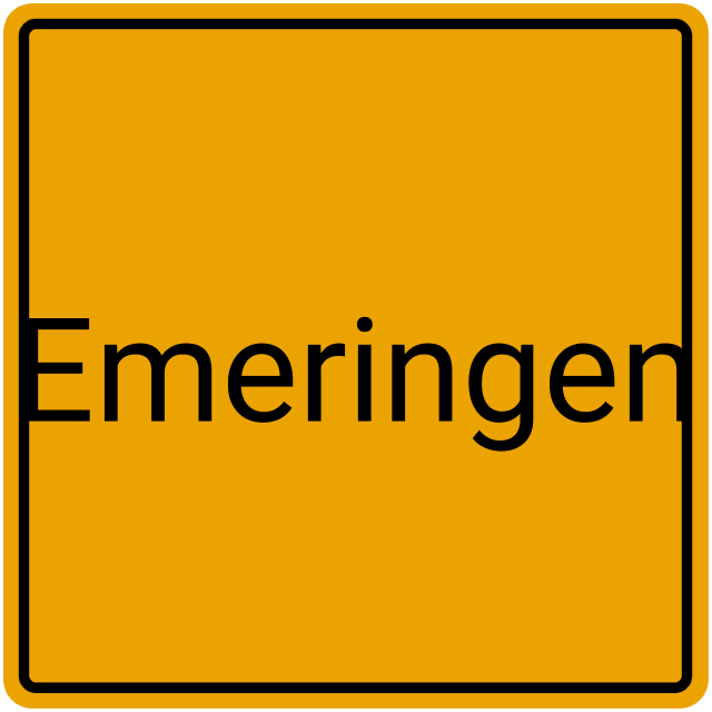 Meldebestätigung Emeringen