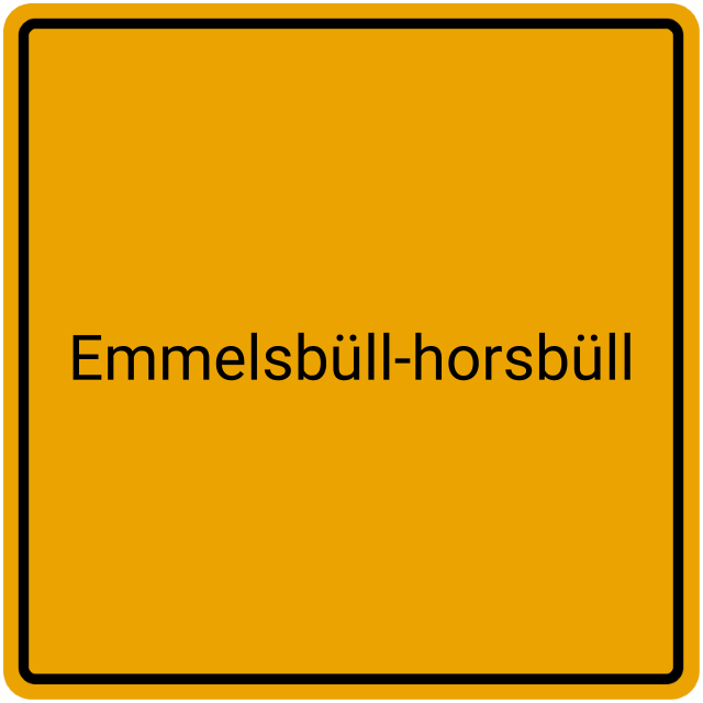 Meldebestätigung Emmelsbüll-Horsbüll