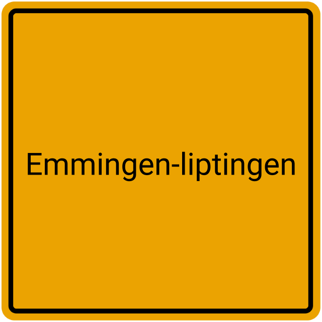 Meldebestätigung Emmingen-Liptingen