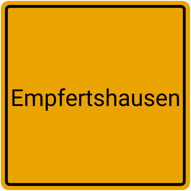 Meldebestätigung Empfertshausen
