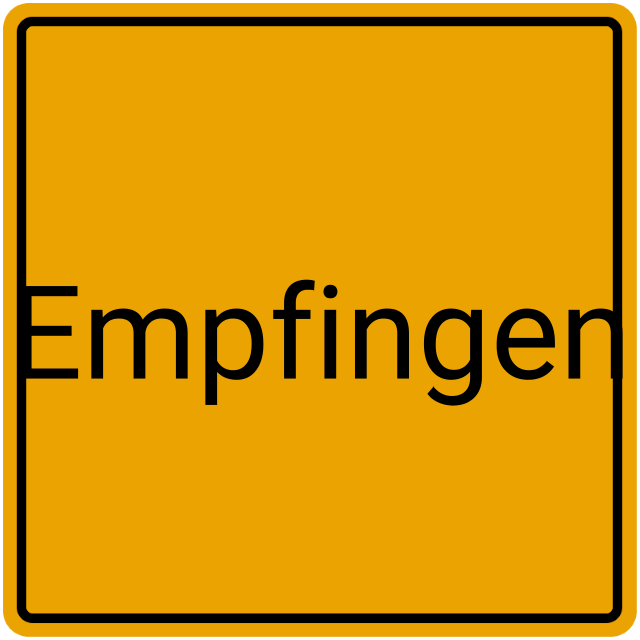 Meldebestätigung Empfingen