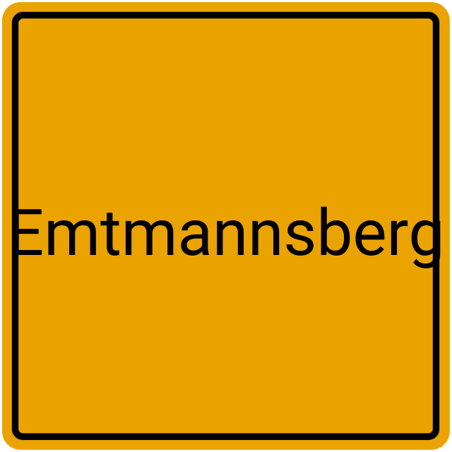 Meldebestätigung Emtmannsberg