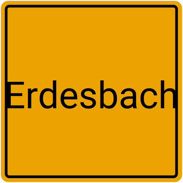 Meldebestätigung Erdesbach